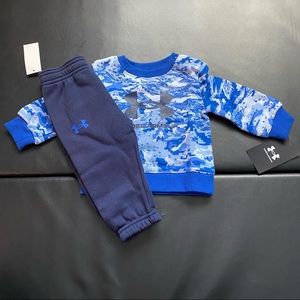 NWT Under Armour jogger & pullover set baby boys sizes 3/6M